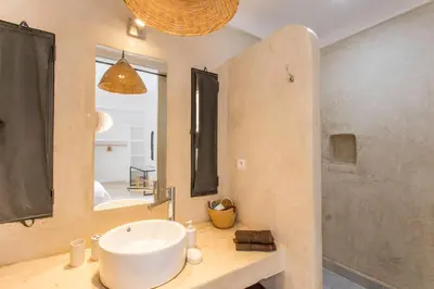 Gallery image of stunning beldi-chic villa with heated pool in Marrakech