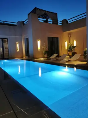Gallery image of stunning beldi-chic villa with heated pool in Marrakech