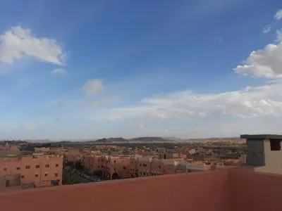 a view of a city from the roof of a building at Résidence Bab El Janoub in Ouarzazate