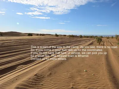 a poem about the desert with a quote about the sand at Chegaga Berber Camps in Mhamid