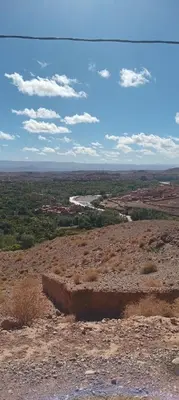 a view from the top of a hill at Dar Mayssa Rose in Zawyat