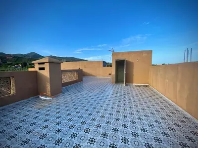 a view from the roof of a house at MARRAKECH , Ourika in Ourika