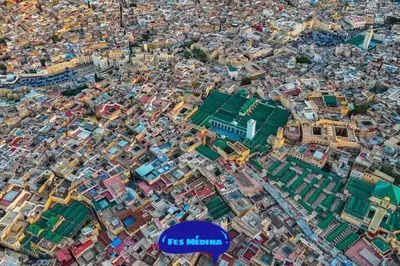 an aerial view of the city of mexico at Appartement Centre Ville - ATLAS in Fès
