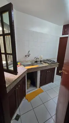 a kitchen with a sink and a counter top at Luxury Ifrane House in Ifrane