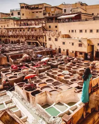 a view of a building with a lot ofificialificialificialificialificialificialificial at Nabiloc Apart Hotel - Centre Ville in Fès