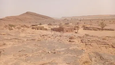 a village in the middle of the desert at Segaoui House in Merzane
