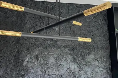 three baseball bats sitting on top of a table at Villa M avec Piscine Chauffée in Marrakech