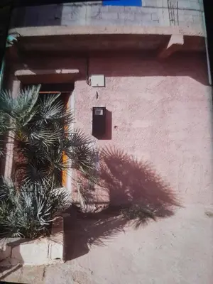 a shadow of a tree on the side of a building at dar hanane in Zaouia Sidi Rahkal