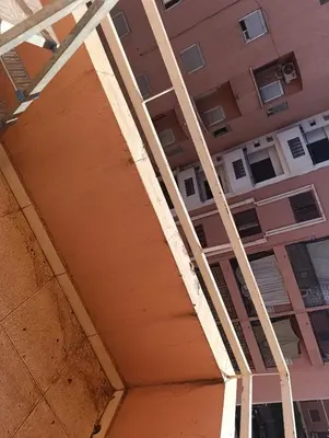 an overhead view of a building with a roof at Ramz Appartement in Beni Mellal