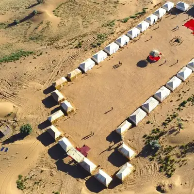 Touaregs Camp Erg Lihoudi