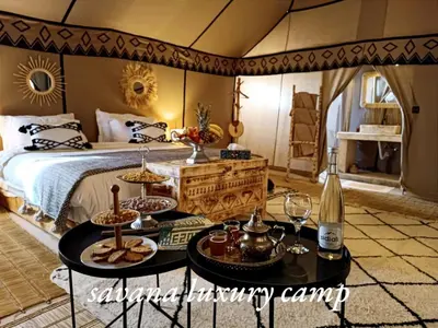 Gallery image of Savanna dunes luxury camp in Merzouga
