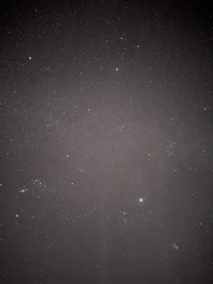 a starry sky with a lot of stars in it at Glamping Dunes Merzouga in Merzouga