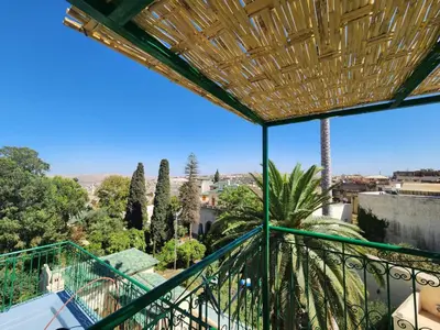 a view from the balcony of a villa at Dar Zerbtana suite Kenza in Fès
