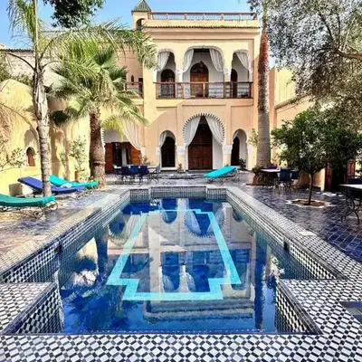 Chambres Émeraude et Rubis - Riad Lotus Bleu