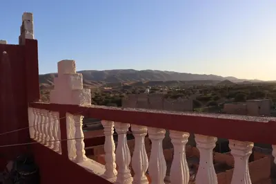 a view from the balcony of a building at agdz in Agdz