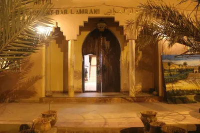 an entrance to a building with a large doorway at Dar Lamrani in Rissani