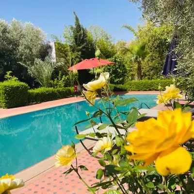 Villa MSHolidays 3 palmiers avec piscine marrakech