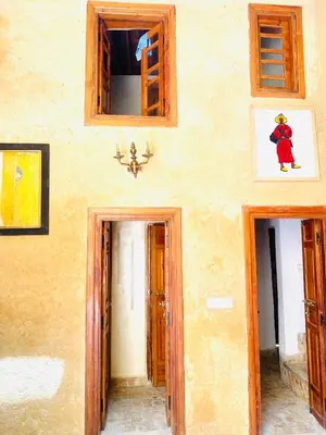 a building with doors and windows on it at Dar cheikh in Fès