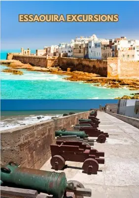a group of cannons on the side of a wall at Excursions morocco in Oulad Akkou