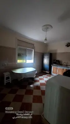 a bathroom with a large tub in a room at شقق محمد in Oulad Akkou
