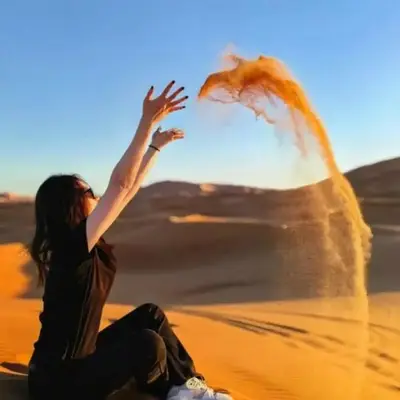 Desert luxury tents