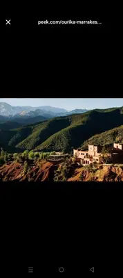 two pictures of a view of a mountain at Morocco Tour Itineraries in Merzouga