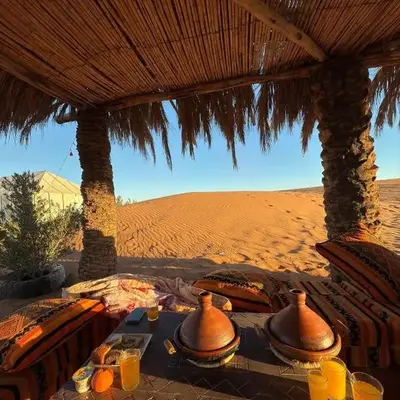 Happy luxury camp