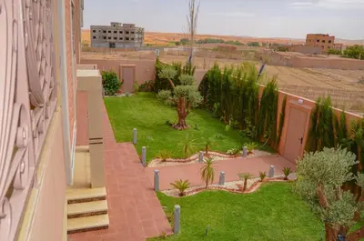 an overhead view of a garden in a building at Perfect Stop in Midelt in Midelt