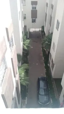 a car parked in an alley between two buildings at Reda Ghazalie in Meknès