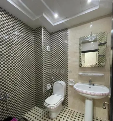 a bathroom with a toilet and a sink at Saada in Fès