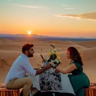 luxury desert night camp
