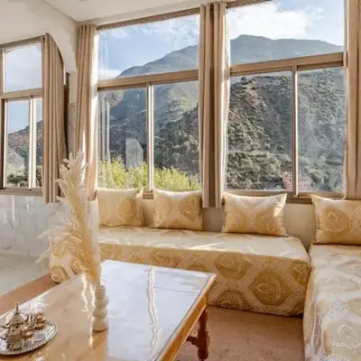 Maison authentique Ourika avec vue sur l'Atlas