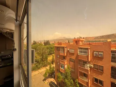 a view from a window of a building at Dana in Beni Mellal