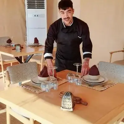 Camel desert camp