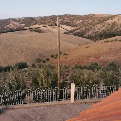 a view of the countryside from the roof of a house at dar hammouni