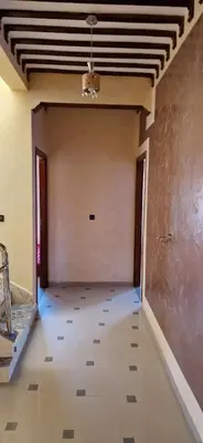 an empty room with a wall and a ceiling at Villa in Meknès