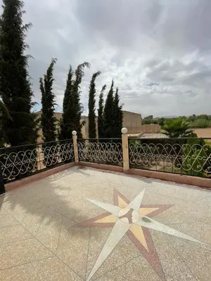 a star on the floor of a balcony at Villa HMR ⵥ in El Ksiba