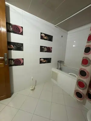 a bathroom with a shower and a bath tub at Mama Zakia Apartment in Fès