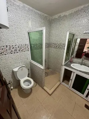 a bathroom with a toilet and a sink at Riad Dar Babouche in Fès