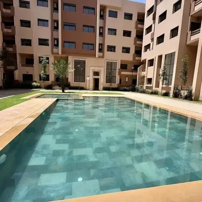 Garden View- Gueliz-Majorelle appartement 2 chambres- Wifi et piscines