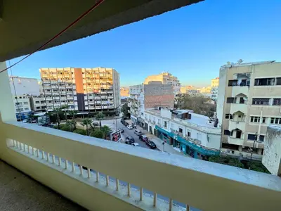 a view of a city from a balcony at 3Bed-Room City Centre Apartment - 3 min to Train Station in Fès