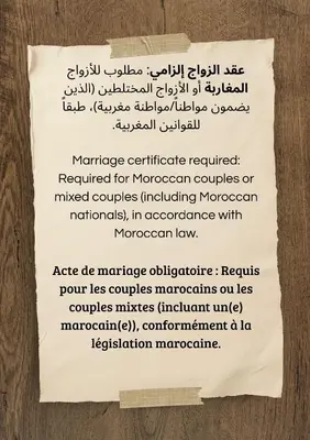 a sheet of paper with writing on it at Meknès Cozy House by Yas in Meknès