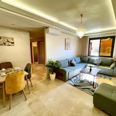 Gueliz Twin Balcony Apartment F3