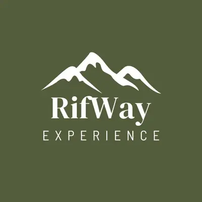 a mountain logo with the words railway experience at Riad Nobles in Oulad Akkou