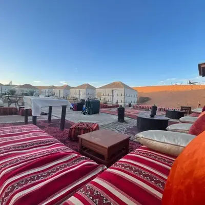 Luxury camp desert