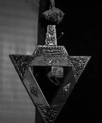 a picture of a star with a person in it at Azadic luxury tents in Merzouga