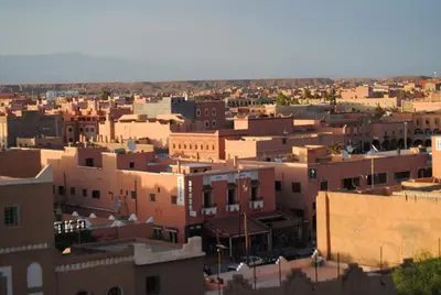 a view of a city with many buildings at Appartement Anatim in Ouarzazate