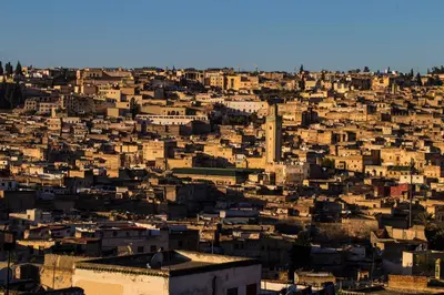 a view of a city with buildings at Riad Jamaï in Fès