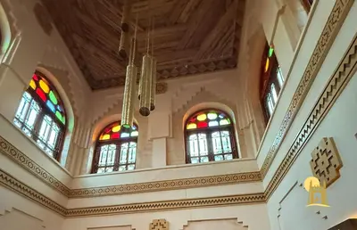 an image of a church with stained glass windows at Sbai Palace in Mhamid