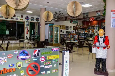a statue of a man standing in a store at Motel Safari Budget in Ouarzazate